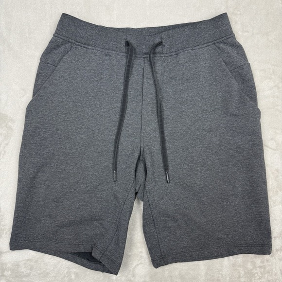 Lululemon‎ City Sweat Shorts Gray Athletic Casual Lounge Men's Medium - Picture 1 of 4